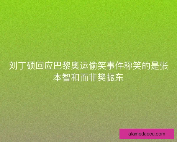 刘丁硕回应巴黎奥运偷笑事件称笑的是张本智和而非樊振东